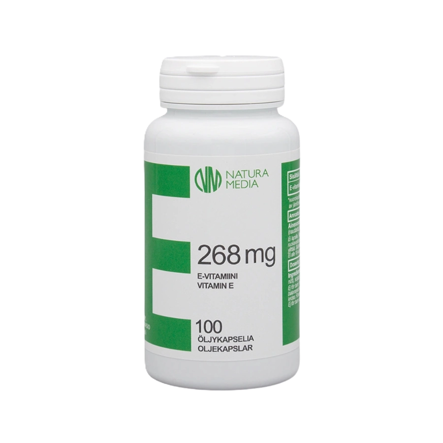 E-vitamiini 268mg 100 öljykapselia