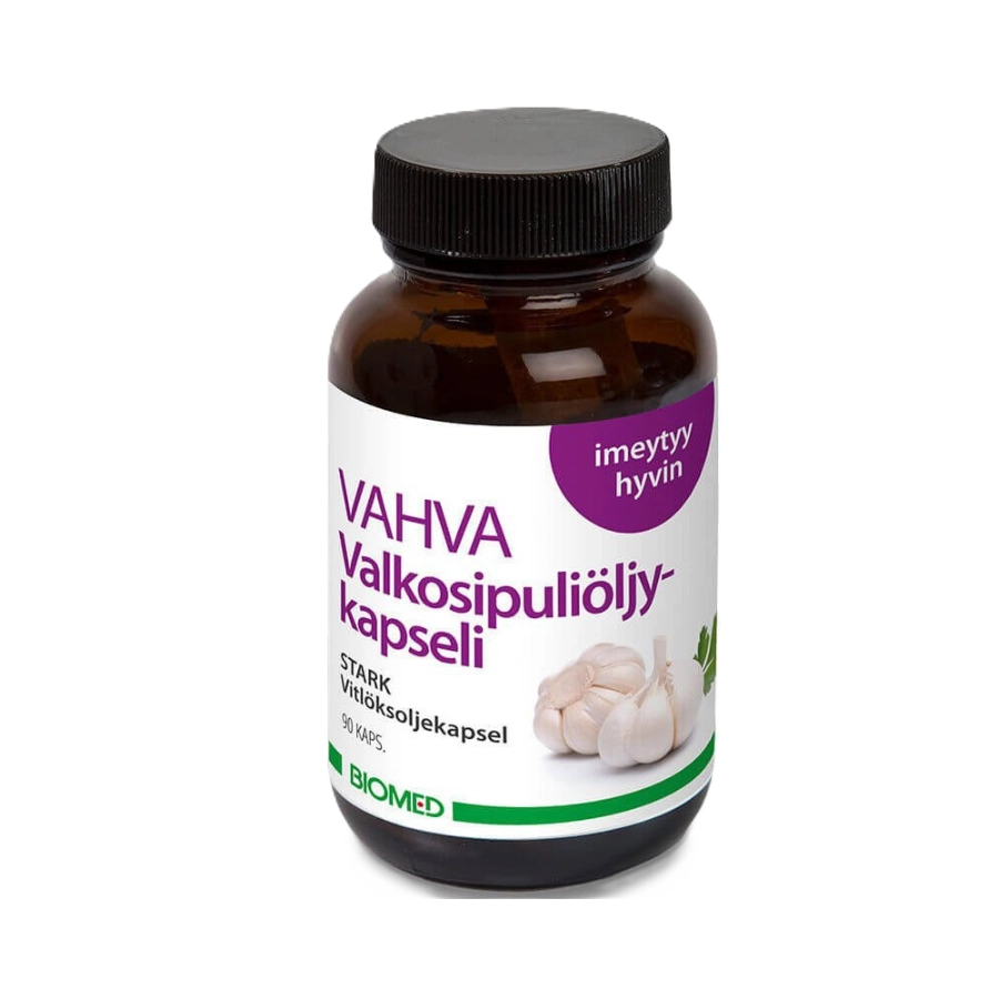 Vahva valkosipuli öljykapseli 90 kapselia