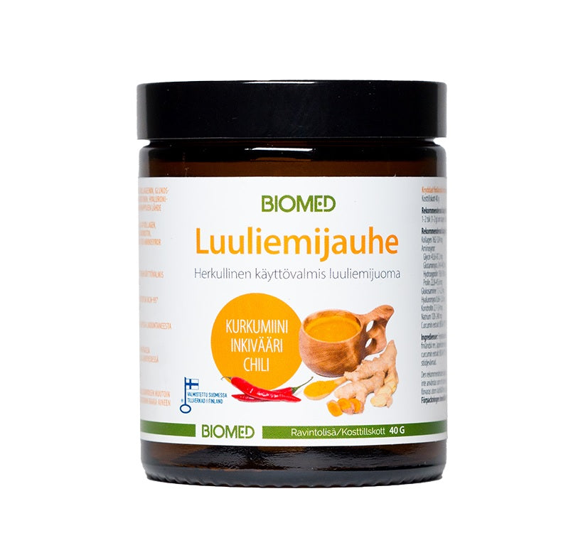 Luuliemijauhe kurkumiini+inkivääri+chili 40g