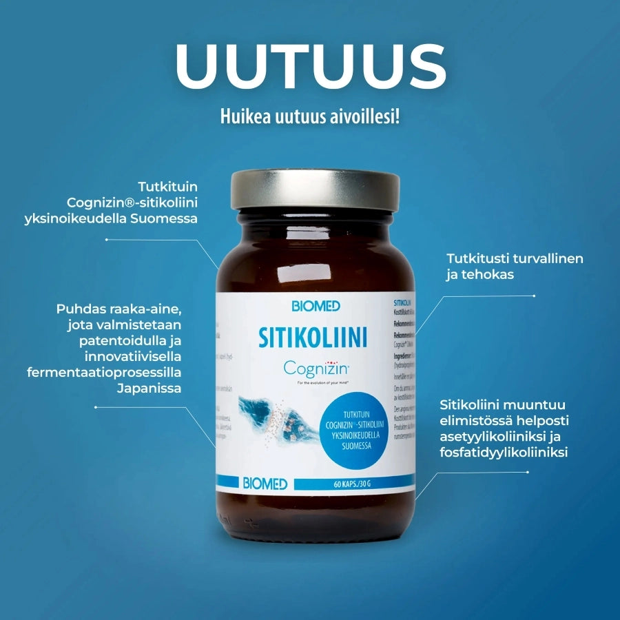 Sitikoliini Cognizin 60kaps 30g