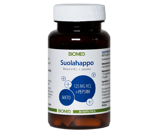 Suolahappo 30 kaps 10g